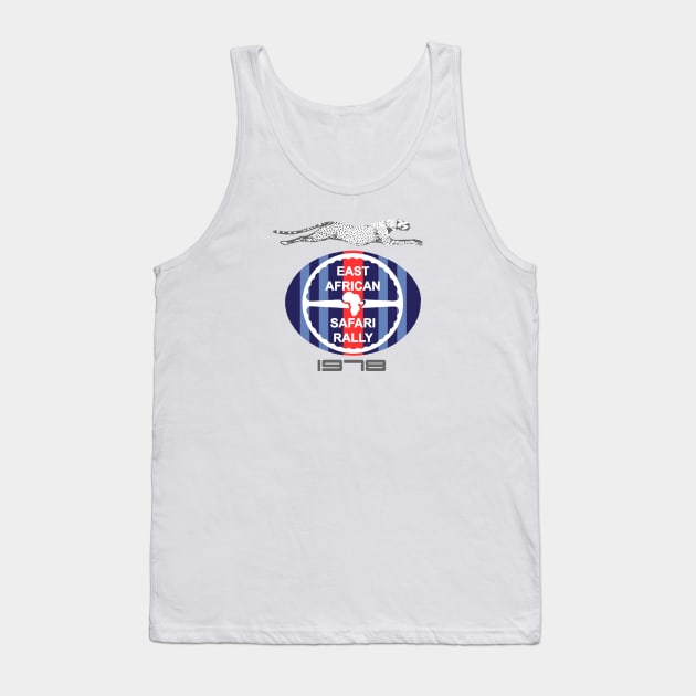 East African Safari Rally 78 Martini T-Shirt Tank Top by NeuLivery